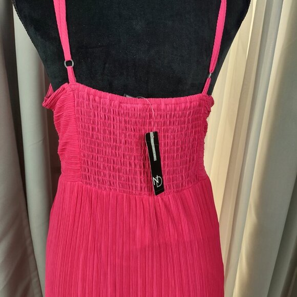 New Directions Womens Pink Azalea Formal Maxi Spaghetti Strap Dress Size M (NWT) - Picture 7 of 15